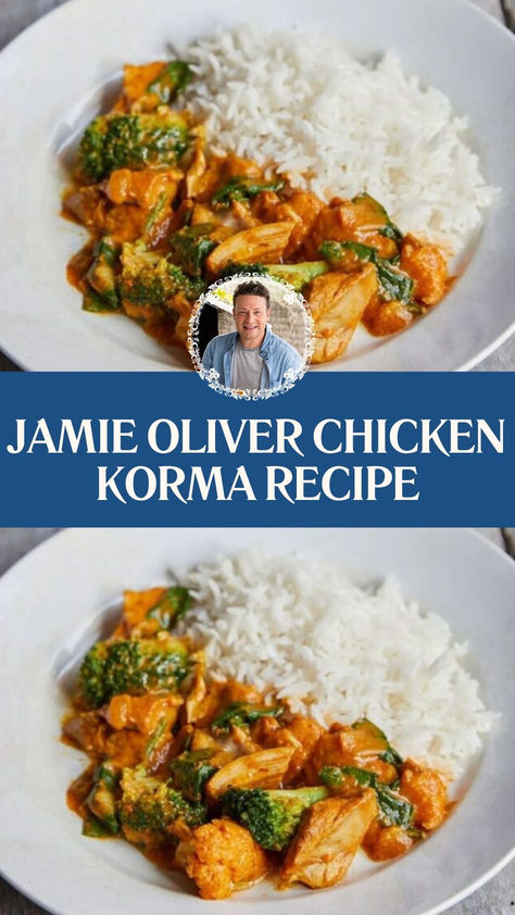 Jamie Oliver Chicken Korma Recipe​ Jamie Oliver Recipes 5 Ingredients, Jamie Oliver Roast Chicken, Jamie Oliver Healthy Recipes, Jamie Oliver 15 Minute Meals, Jamie Oliver Chicken, Chicken Korma Recipe, Black Pepper Chicken, Korma Recipe, Tender Meat