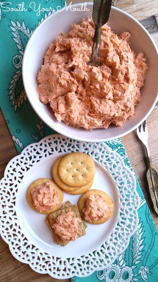 Salmon Spread Salmon Pate, Salmon Dip Recipes, Cream Substitute, Smoked Salmon Spread, South Your Mouth, Super Easy Appetizers, Salmon Spread, Canned Salmon Recipes, Salmon Dip