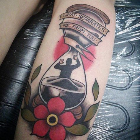 A day to remember tattoo by alice burke for those who have heart A Day To Remember Tattoo Ideas, Adtr Tattoo, Pop Culture Traditional Tattoos, 80s Music Tattoo Ideas, A Day To Remember Tattoo, American Traditional Tim Burton Tattoo, American Traditional Alice In Wonderland Tattoo, Pop Punk Traditional Tattoo, American Traditional Paramore Tattoo