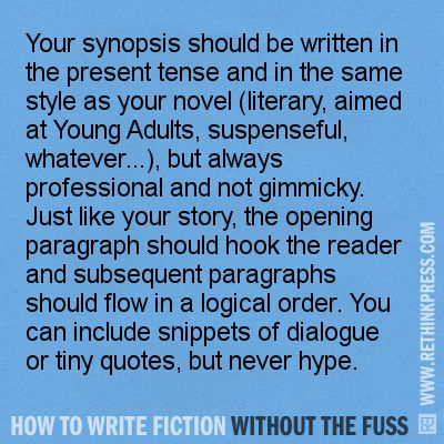 How to write a synopsis - http://rethinkpress.com/books/how-to-write-fiction-without-the-fuss/ Writer Life, Writing Corner, Writing Stories, Writers Conference, Personal Writing, Writing Books, Writers Notebook, Writer Inspiration, Writing Exercises