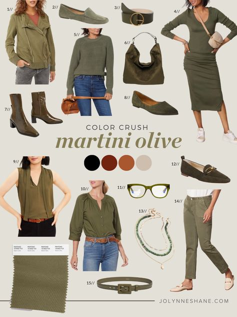 Olive Jeans Outfit, Green Top Outfit, Green Outfits For Women, Olive Green Outfit, Fashion Tips And Tricks, Martini Olive, Martini Olives, Grad Outfits, Olive Jeans