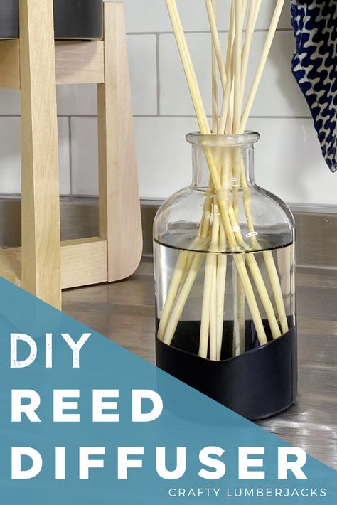 How To Make An Essential Oil Reed Diffuser Embellished with Plasti Dip – Crafty Lumberjacks Nontoxic Laundry Detergent, Reed Diffuser Recipe, Diy Home Scents, Reed Diffuser Diy, Nontoxic Cleaning Products, Clean Beauty Blender, Nontoxic Nail Polish, Oil Reed Diffuser, Diffuser Diy