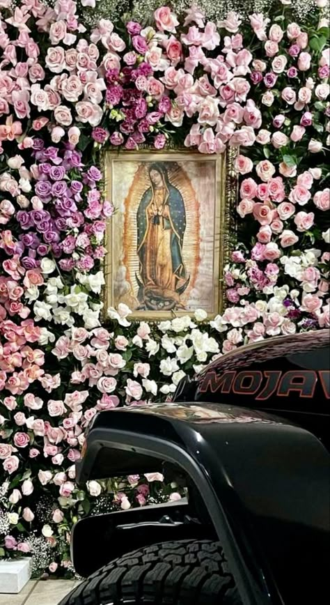 Virgen Mary Wallpaper, Our Lady Of Guadalupe Aesthetic, Pink Virgencita Wallpaper, Virgin Mary Background Iphone, Wallpaper Backgrounds Guadalupe, Pink Virgencita, Guadalupe Core, Mexican Catholic Art, Mexico Wallpaper