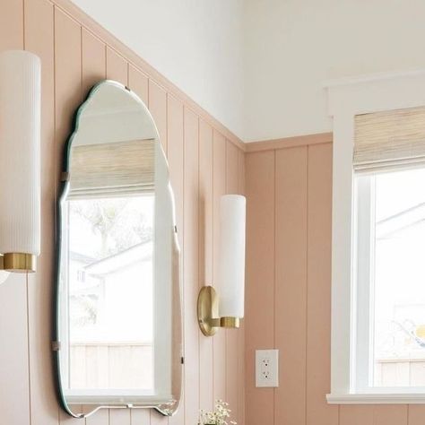 Benjamin Moore on Instagram: "Clean, simple, and surprisingly nuanced, pale and pastel paint colors harmonize effortlessly with a range of colors, casting a refreshing, positive vibe and adding extra light into any space. Swipe through to see how your fellow follower @the.cartercottage used Boudoir AF-190, a medium neutral with dusty rose undertones, for this bathroom refresh. Head to the link in bio to download your copy of our Pales & Pastels brochure and find the perfect color for your next project. #BenjaminMoore #Paint #Bathroom" Pastel Paint Colors, Paint Bathroom, Pastel Paint, Fresh Starts, Benjamin Moore Colors, December 27, Bathroom Refresh, Pink Bathroom, Thanks For Sharing