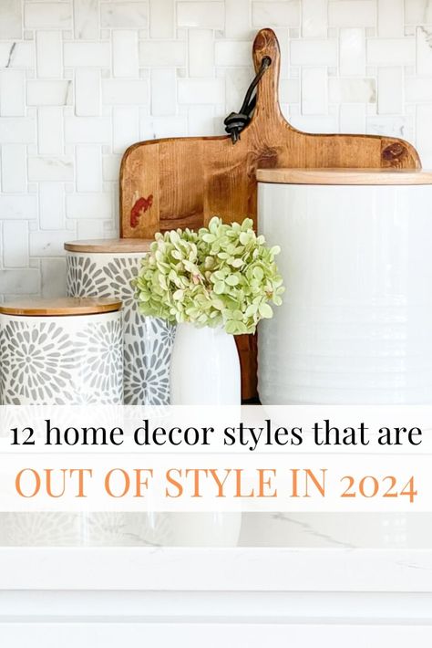 Rustic 2024 Home Decor Trends, Trending Kitchen Decor 2023, Home Style Inspiration, Country Romance Kitchen, Most Popular Home Decor Trends 2024, Spring Home Styling, Spring Modern Decor, Stone Gable Decorating, How To Find Your Decorating Style