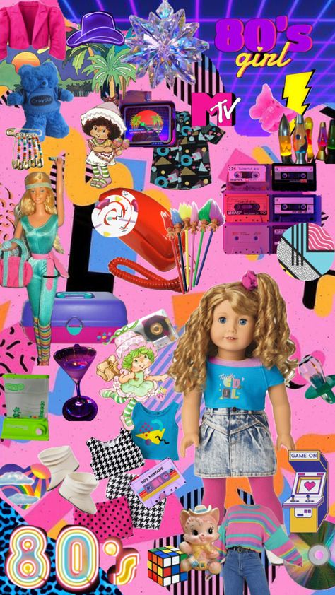 American Girl - Courtney Moore mood board #americangirl#courtneymore#80s Courtney Moore, American Girl Doll, Girl Dolls, American Girl, Mood Board, Phone Wallpaper, Dolls