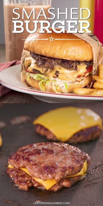 Homemade Burger Sauce, Cheeseburger Recipes Homemade, Smash Burger Recipe, Burger Recipes Beef, Homemade Burger, Best Burger Recipe, Cheeseburger Recipe, The Best Burger, Homemade Hamburgers