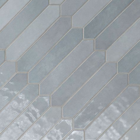 Blue Picket Tile Backsplash, Blue Picket Tile, Picket Wall Tile, Picket Tile Backsplash, Townhouse Decor, Picket Tile, Outdoor Porcelain Tile, Shower Tiles, 2024 Kitchen