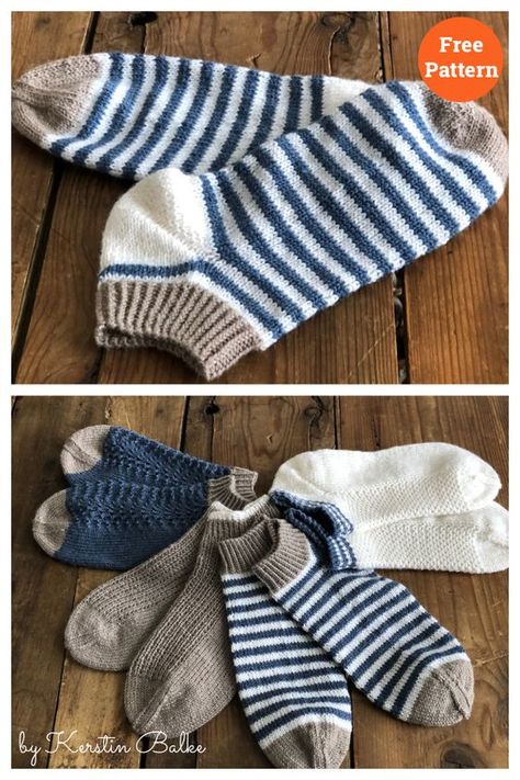 Sneaker Socks Knitting Pattern Free, Knit Sock Pattern Free, Knitting Socks Pattern Free, Socks Knitting Pattern Free, Knit Socks Pattern Free, Baby Socks Free Knitting Pattern, Diy Knitting Socks, Sock Yarn Projects, Sock Yarn Knitting Patterns