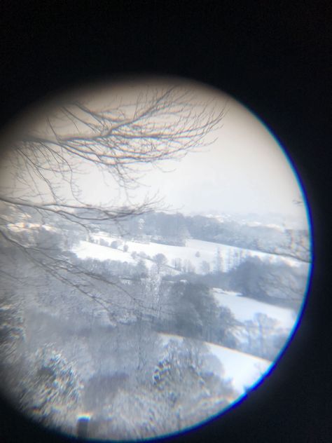 Photo taken of Sussex UK today (phone looking through binocular lense) looks like a frozen planet Looking Through Binoculars, Frozen Planet, Inktober 2024, Binoculars, Airplane View, Funny Animals, Frozen, Doodles, London