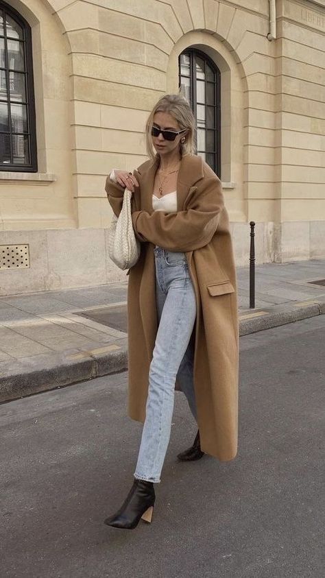 10+ CHIC FALL OUTFITS FOR AUTUMN | FALL OUTFITS 2023 Fall Outfits 2023, Winter Mode Outfits, Easy Patterns, Chic Fall Outfits, Outfits 2023, Looks Street Style, Camel Coat, Cold Weather Outfits, Looks Chic