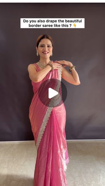 How To Saree Draping, Ready Made Saree For Women, Festive Saree Look, Pallu Draping Styles, Silk Saree Draping Styles, Mehndi Dress Ideas, Elegant Saree Look, Ready To Wear Saree Indian, Easy Saree Draping