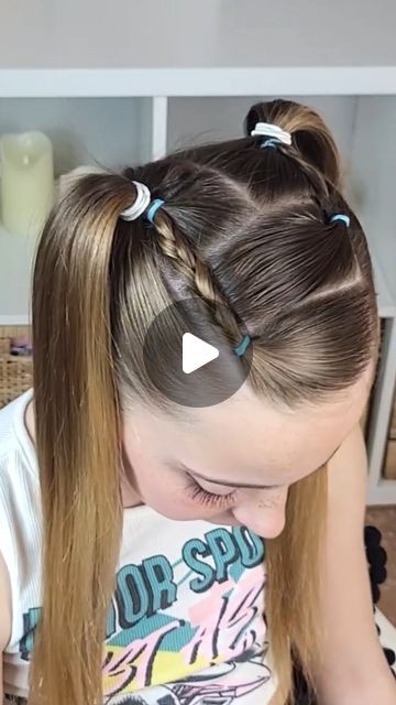 🎀easy hairstyles4little girls🎀 on Instagram: "Fun And Cute Hairstyle For Girls 🥰" Hảir Style For Girl, Kid Hair Styles Easy, Girl Easy Hairstyles Kids, Cute Toddler Hairstyles Easy, Easy Ponytail Hairstyles For Kids, Side Ponytail Hairstyles For Kids, Preschool Girl Hairstyles, Hairstyles Kids Girls Easy, Easy Hairstyles For Long Hair Kids