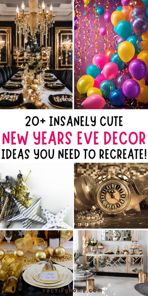 DIY New Year's Eve decorations New Year Eve Photo Booth, New Year Decorations Ideas Home, New Year’s Eve Party Decor Diy, New Year Eve Party Decor, New Year's Eve Decorations Diy, Diy New Years Eve Ball Drop, New Year Eve Backdrop, Diy Nye Photo Backdrop, Nye Backdrop Diy