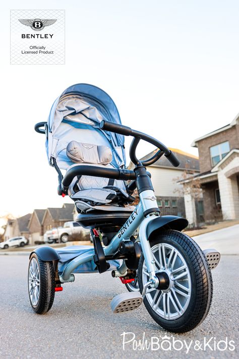 Blue Bentley, Luxury Stroller, Baby Gear Essentials, Girls On Bike, Baby Memes, Baby Shower Food, Baby Quotes, Baby Registry, Baby Boy Names