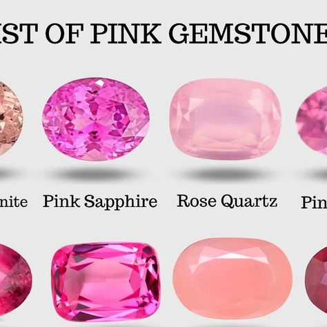 Labradorite King 👑 on Instagram: "List of Pink Gemstones💗 Save this post to help you decide pink gem/crystal for your next project. Follow @LabradoriteKING This chart outlines just a few of the major pink gemstones. Comment below any other pink gem👇 #pinkgemstones #pinkcrystals #pinktourmaline #pinkaapphire #pinkkunzite #rosequartz #pinkamethyst #pinkpearls #gemology #gemsandminerals" Pink Gem, Pink Gemstones, Pink Amethyst, Gem Stones, Star Sign, Gems And Minerals, Pink Pearl, Diamond Crystal, Star Signs