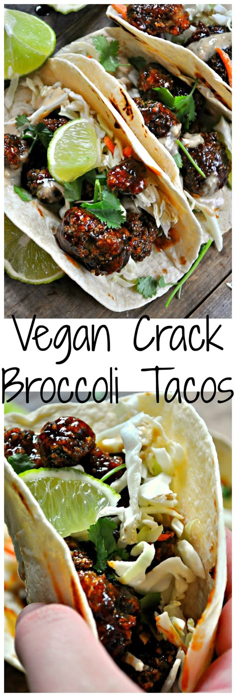 Vegan Crack Broccoli Tacos - Rabbit and Wolves Tacos Vegan, Resep Pasta, Meal Options, Vegan Mexican, Tasty Vegetarian Recipes, Vegetarian Meal, No Meat, Vegan Keto, Delicious Vegetarian