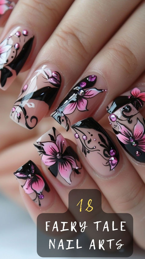 Step into a world of magic with fairy nail art! Click to explore 18 enchanting designs that'll make your nails look like they've stepped out of a fairy tale. 🧚✨ #FairyNailArt #EnchantingNails #MagicDesigns #NailArtIdeas #FairyTaleBeauty Fairytale Nails, Fairy Nail Art, Fairy Nails, G Nails, A Fairy Tale, Fairy Tail, Fairy Tale, Art Designs, Nail Ideas