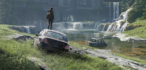 The Last Of Us World, Last Of Us Environment, Videogame Wallpaper, Neil Druckmann, Flooded City, Apocalypse Stuff, Apocalypse Landscape, Apocalypse Aesthetic, Post Apocalyptic Art