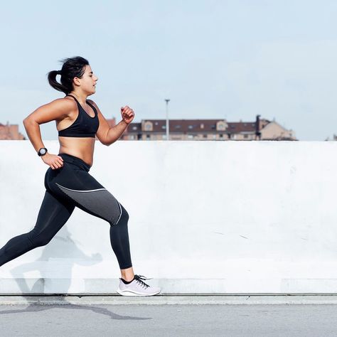 If you want to get faster at running, you need to inject speed training into your routine today. Here are five easy ways to do that. Hiit Running, Sprint Workout, Lose Thigh Fat, 20 Minute Workout, Runner's World, Thigh Muscles, Popsugar Fitness, Thigh Fat, Build Lean Muscle