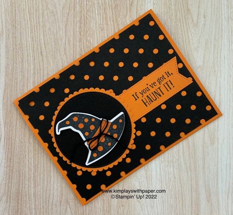 Su Bewitching, Halloween Cards Ideas, Stampin Up Halloween, Halloween Card Ideas, Stampin Up 2022, Scary Cute, Halloween Cards Handmade, Hand Made Greeting Cards, Cards Halloween