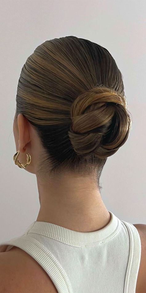 elegant updo, chic updo, simple updo, upstyles, wedding updos, wedding upstyles, wedding hairstyles, sleek updo, elegant updo hairstyles, Elegant updo hairstyles for wedding, Elegant updo hairstyles for medium hair, Elegant updo hairstyles for long hair, elegant updos for medium hair, updo hairstyles for medium length hair Wedding Hair For Simple Dress, Medium High Bun Wedding Hair, Bridal Hair For High Neckline, Hairstyles Updos For Medium Length Hair, Buns Medium Length Hair, Medium Bun Hairstyles, Simple Elegant Updo, Wedding Hair For Bride Updo, Wedding Hair Up Bride