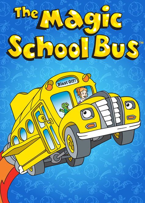 School Bus Drawing, Old Kids Shows, Bus Cartoon, The Magic School Bus, Childhood Tv Shows, Magic School Bus, 90s Cartoons, Pbs Kids, 90s Cartoon