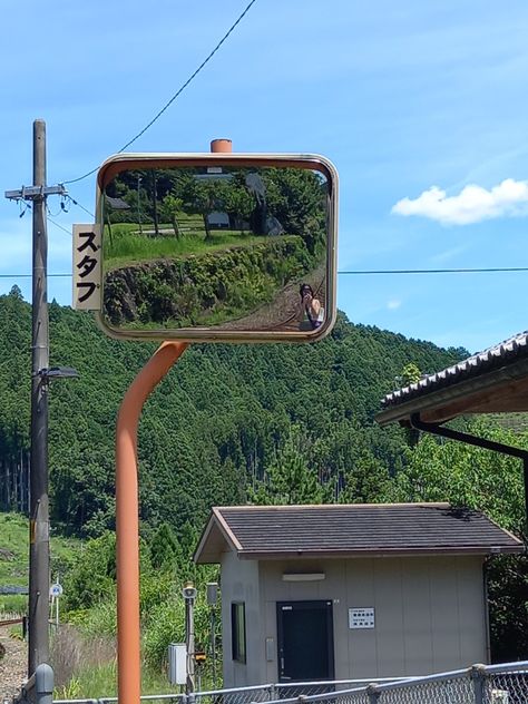 (Photo taken by me) Tags: japan, japan summer, summertime, Japanese countryside, countryside, bucket list, travel, japan aesthetic, mountains, nature, photography, mirror pics, railway station, ise, mie prefecture Japan Countryside, Photography Mirror, Aesthetic Mountains, Summer Japan, Summer In Japan, Japanese Countryside, Japan Summer, Travel Japan, Mirror Pics