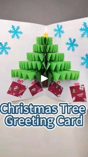 11 shares | Episode 37: 3D Christmas Tree Greeting Card  #origami #handmade #Christmas #GreetingCard #parenting | origami art Card Origami, 3d Christmas Tree, Bear Party, 3d Christmas, Origami Art, Handmade Christmas, Greeting Card, Origami, H&m