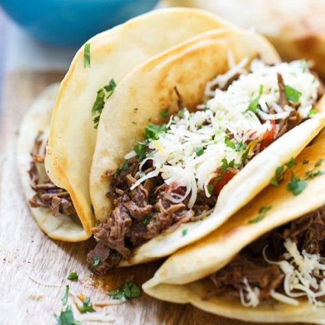 Spicy Shredded Beef, Shredded Beef Enchiladas, Shredded Beef Tacos, Beef Tacos, For Keeps, Beef Enchiladas, Best Meat, Shredded Beef, Tacos Beef