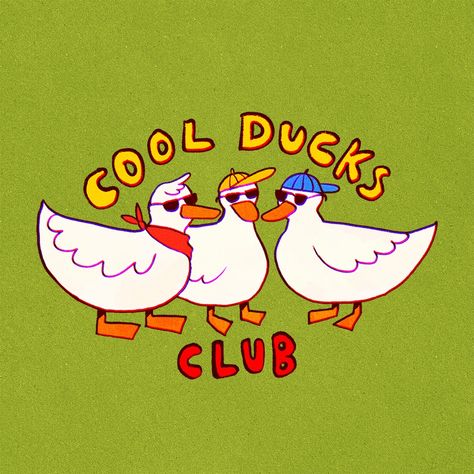 Only COOL ducks allowed!! These three are VERY cool as you can see. (This is available as a sticker in my sh0p!!!) Loved drawing this hehehee #digitaldrawing #procreate #illustration Jessica Elena, Loved Drawing, Procreate Illustration, Ducks, Digital Drawing, Illustrations, Instagram, Art