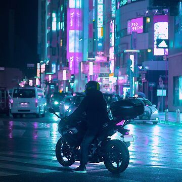 #cyberpunk #tokyo #japan #vaporwave #synthwave #aesthetic #biker #night #street #photography Tokyo Race Aesthetic, Tokyo Motorcycle Aesthetic, Vaporwave Motorcycle, Japanese Motorcycle Aesthetic, Japan Vaporwave, Cyberpunk Tokyo, Synthwave Aesthetic, Night Street Photography, Tokyo Neon Lights