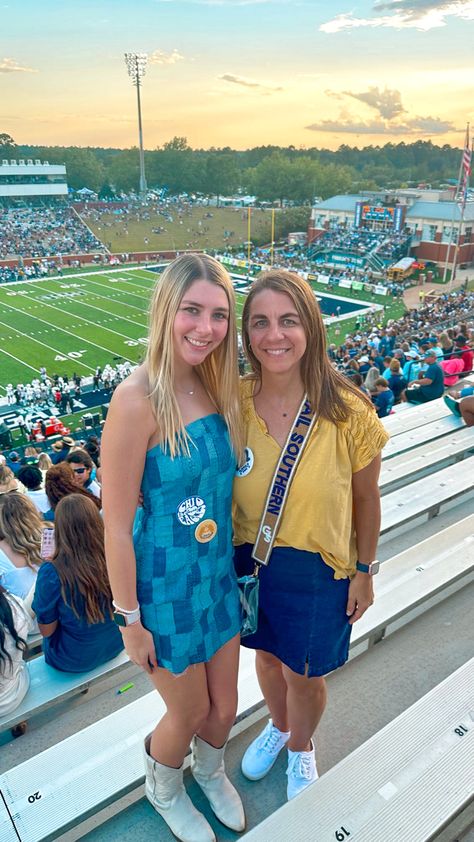 Georgia Southern Game Day Outfits, Georgia Southern University Dorm, University Of West Georgia, Sanford Stadium University Of Georgia, Weekend Games, Georgia College, Gameday Fits, Southern University, Georgia Southern University