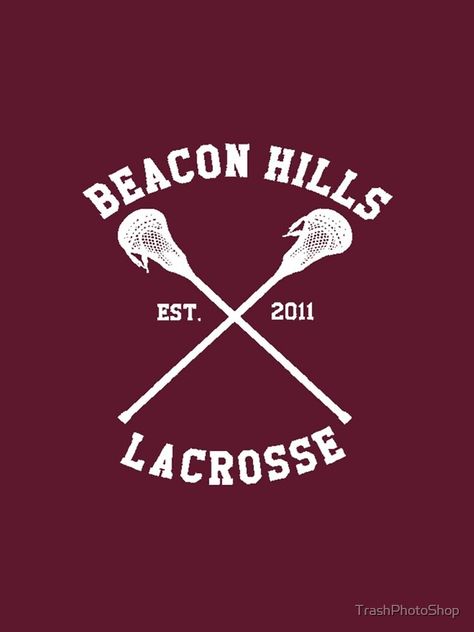 Beacon Hills Aesthetic, Lacrosse Teen Wolf, Teen Wolf Logo, Teen Wolf Instagram, Wolf Notebook, Sketchbook Sticker, Teen Wolf Aesthetic, Teen Wolf Lacrosse, Beacon Hills Lacrosse