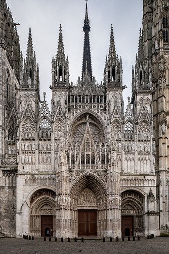 Rouen Cathedral, Bullet Journal Design, Journal Design Ideas, Catholic Churches, French Architecture, Bullet Journal Design Ideas, Journal Design, Travel Places, Building Design