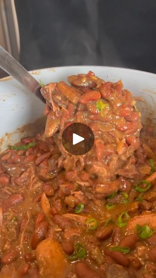 45K views · 5.7K reactions | Red beans & Rice 🫘🍚 

Hands down one of the top 3 dishes whenever I’m in New Orleans! The perfect comfort food for this chilly weather coming up! 

Full Ingredient list: 

1-1.5 lb red beans 
2 smoked turkey legs 
1 lb andouille sausage sliced 
6-8 cups chicken broth 
1 medium onion diced 
1 small green bell pepper diced 
3 celery stalks diced 
4 garlic cloves minced 
2 bay leaves 
1-2 tbsp cajun seasoning 
1-2 tbsp black pepper 
2-3 tsp smoked paprika 
Green onion to garnish
Corn bread to garnish

Recipe instructions: 

Allow red beans to soak for 8-12 hours. 

Allow smoked turkey to simmer for 2-3 hours or until tender. 

Take turkey out, add in beans + seasoning. Cover in chicken broth and simmer for 2-3 hours minimum. Add more chicken broth if beans begin Soul Food Cookbook, Beans Recipe Healthy, Red Bean And Rice Recipe, Red Beans Recipe, Louisiana Dishes, Smoked Turkey Legs, Red Beans Rice, Jerk Chicken Recipe, Beans And Sausage