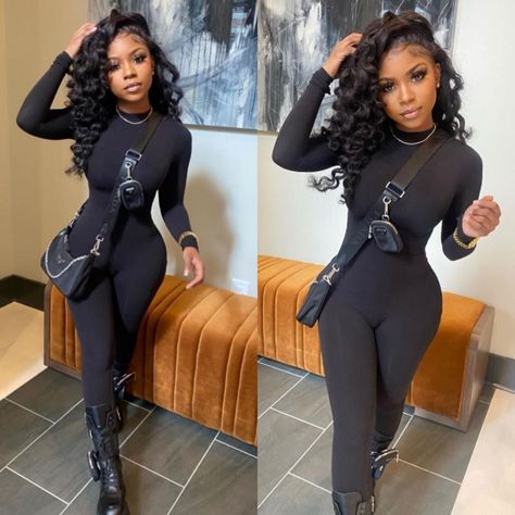 Long Bodysuit Outfit, Black Body Suit Outfits, Bodysuit Outfit Black Women, One Piece Body Suit Outfit, Full Body Suit Outfits, Full Bodysuit Outfit, Long Sleeve Bodysuit Outfit, Black Bodysuit Outfit, Body Suit Outfit