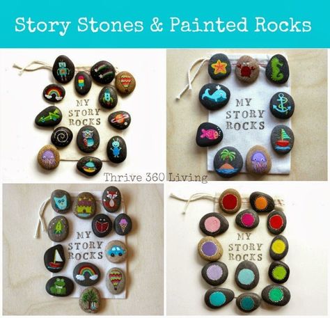 Story Stones and Painted Rocks • Color Made Happy Story Rocks, Story Stone, Story Stones, Stone Crafts, Pebble Painting, Make Happy, Nature Crafts, Rock Crafts, A Rock