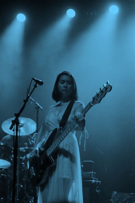 Mitski Aethstetic, Mitski Aesthetic Pictures, Mitski Reference Photo, Mitski Portrait, Mitski Black And White, Mitski Blue Aesthetic, Mitski Pictures, Mitski Photos, Mitski Poster