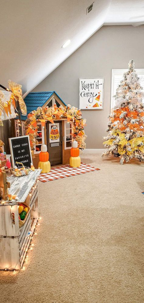 Playhouse Decor, Toy Room, Holiday Toys, Toy Rooms, Seasonal Home Decor, Dramatic Play, Business Plan, Candy Corn, Thanksgiving Decorations