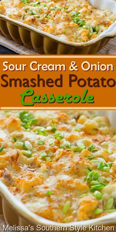 بطاطس مهروسة, Sour Cream Potatoes, Best Potato Recipes, Sour Cream Recipes, Potato Recipes Side Dishes, Potatoe Casserole Recipes, Sour Cream And Onion, Potato Side Dishes, Easy Casserole Recipes