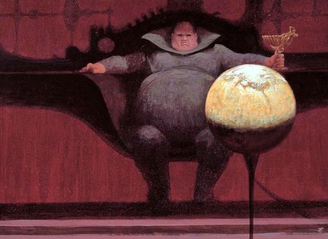 Humanoid History on X: "DUNE's Baron Harkonnen, illustrated by John Schoenherr, featured in Omni, July 1980. https://t.co/9oI704Mm8G" / X John Schoenherr, Baron Harkonnen, History