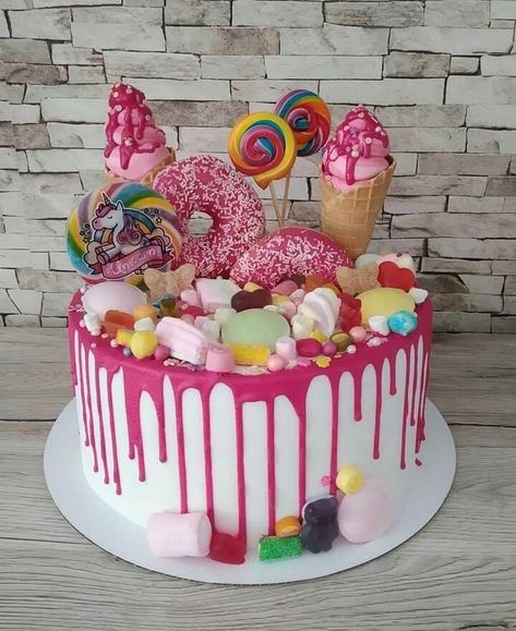 Haribo Birthday Cake, Sweetie Birthday Cake, Shopkins Birthday Cake, 26 Birthday Cake, Donut Birthday Cake, Sweetie Cake, Lolly Cake, Beautiful Birthday Cake, Candyland Cake