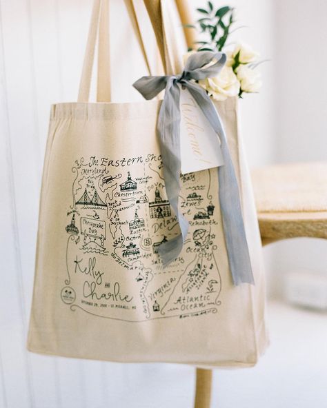 Destination Wedding Welcome Bags, Eastern Shore Wedding, Wedding Welcome Gifts, Destination Wedding Welcome Bag, Wedding Tote Bag, Wedding Giveaways, Wedding Tote, Baltimore Wedding, Candle Matches