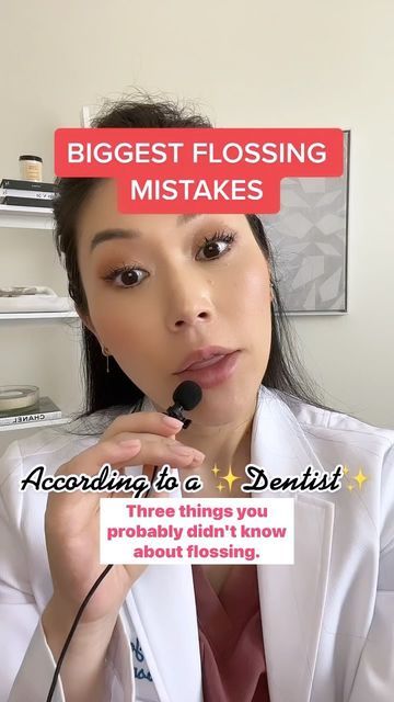 Dr. Joyce Kahng | OC VENEERS ✨Cosmetic Dentist✨ on Instagram: "Common misconceptions about flossing! 》LIKE ✩ SAVE ✩ SHARE《 1. For optimal results, pick a floss that works best for YOUR teeth - NOT one size fits all 2. Floss between every tooth and even behind the very last tooth! 3. Floss goes up the gumline and this should not cause bleeding or pain in healthy gums More flossing reels scheduled for this week, stay tuned! 🚨Follow for more Dental Tips @joycethedentist 🤍🦷🪥 ✏️The conte How To Floss Teeth Correctly, Dental Reels, Flossing Teeth, Fix Teeth, Dental Tips, Dental Office Design Interiors, Healthy Gums, Dentist Appointment, Floss Picks