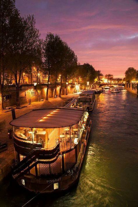 Paris evening Paris At Night, Paris City, Paris Travel, Pretty Places, France Travel, Places Around The World, Wonderful Places, Vacation Spots, Dream Vacations