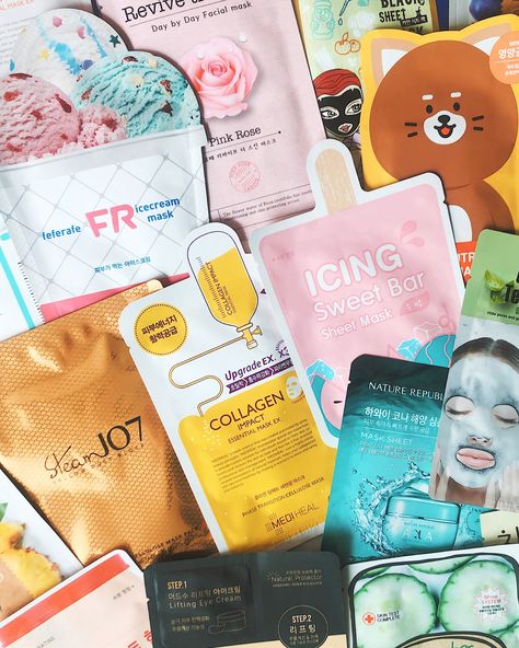 #facemasks #skincare #kbeauty #koreanskincare #skincareroutine #selfcarebeautytips Sheet Masks, Care Products, Face Masks, Face Mask, Facial, Skin Care, Mask, Skin, Beauty