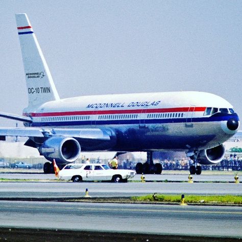 Prototype DC-10 Twin Dc 10 Plane, Atom Punk, Concept Aircraft, Plane View, Aviation Nation, Douglas Aircraft, Aviation Posters, Dc 10, Old Planes