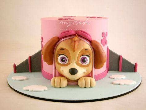 Tort Psi Patrol Sky, Tort Psi Patrol, Paw Patrol Sky Cake, Paw Patrol Birthday Cake Girl, Skye Cake, Cake Paw Patrol, Sky Cake, Skye Paw Patrol Cake, Paw Patrol Birthday Party Cake