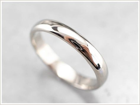 Wedding Bands - Feel like you're wasting your time looking? Visit to get what you want from one of the worlds largest online store! Take action IMMEDIATELY! Simple Male Wedding Bands, White Gold Band Ring, Simple Wedding Band Men, Mens Wedding Bands Simple, Simple Wedding Rings Band, White Gold Wedding Rings Men, Man Wedding Ring Silver, Silver Wedding Bands For Men, Wedding Bands White Gold